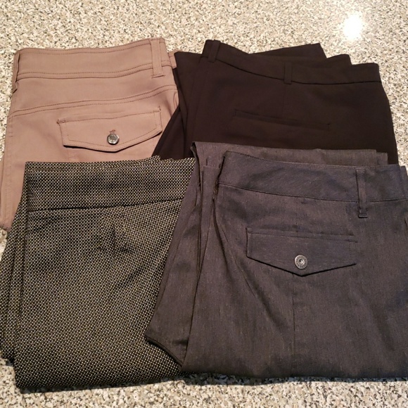 Soho Apparel Pants - 4 Pair Women's Dress Pants Size XL/16